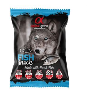 ALPHA SPIRIT SNACKS DOG skanėstai šunims su žuvimi 50g, A4007350
