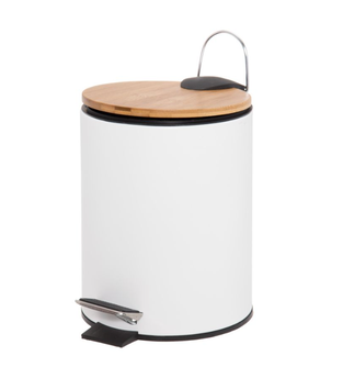 Šiuškliadėžė Woody 4Living, 3 L, balta, 325449