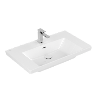 Praustuvas Villeroy & Boch SUBWAY 3.0, 800x470 mm, baltas CeramicPlus, 4A7080R1