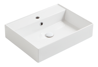Praustuvas Simas Agile 61x46 cm, balta matinė, AG61 BIANCO MATT