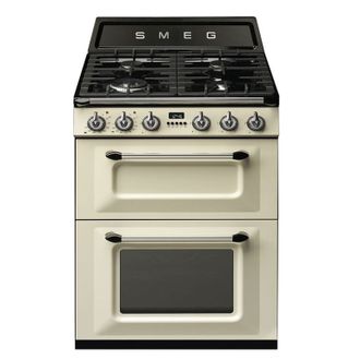 SMEG dujinė viryklė su 2 elektrinėmis orkaitėmis TR62P
