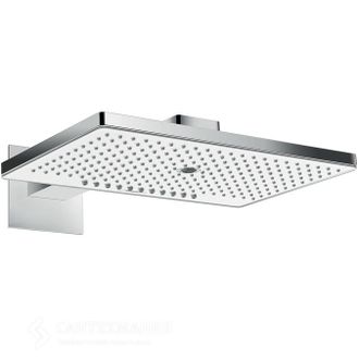 Potinkinė dušo galva Hansgrohe Rainmaker Select 460 3 jet su laikikliu 450, balta 24007400