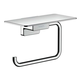 WC pop. laikiklis su lentynėle Hansgrohe AddStoris, chromas 41772000