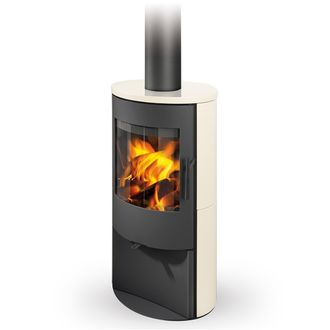 Krosnelė Romotop Alpera 01, plieninė su pilna keramikos 90002 apdaila