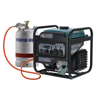 Inverterinis generatorius LPG/benzinas 4500W, KS 4500iG KONNER & SOHNEN