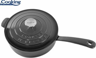 Puodas su dangčiu emaliuoto ketaus 2.5L 24x8cm HR-ZVC-TA24 HEINNER