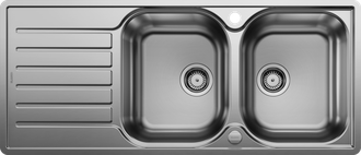 Plieninė plautuvė BLANCO LANTOS 8 S-IF Compact Brushed M.AF