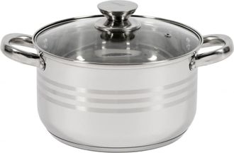 Puodas nerūdijančio plieno su teflono danga 4.5L 22x12.5cm HR-HJ-045 HEINNER