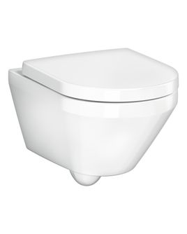 Pakabinamas unitazas Gustavsberg Graphic HygienicTwist su soft close dangčiu, baltas GB11E930001030