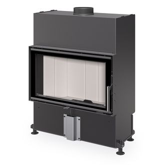 Plieninis židinio ugniakuras Romotop HEAT 4G 70.44.14, H4P 14 šviesi pakura IGN