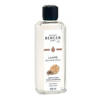 Papildymas kvapų lempai Maison Berger Virginia Cedarwood 500ml