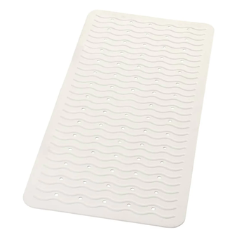 Neslystantis vonios kilimėlis Ridder Playa baltas, 38x80cm, 68301