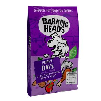 BARKING HEADS Puppy Days Turkey šuniukams su kalakutiena 6kg, E-BHAHPDT-6