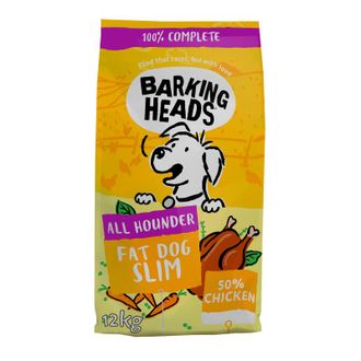 BARKING HEADS Fat Dog Slim lieknėjantiems (Vištiena) 12kg, E-BLT12