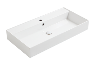 Praustuvas Simas Agile 91x46 cm, balta blizgi, AG91 BIANCO