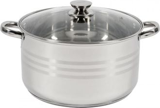 Puodas nerūdijančio plieno su teflono danga 12L 30x17cm HR-HJ-12 HEINNER