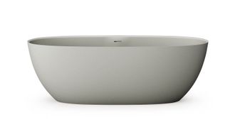 Vonia PAA Bella 170x80x55 cm, Matte Grey, su integruotu sifonu, VABELS/03