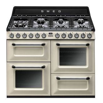SMEG dujinė viryklė su 3 elektrinėmis orkaitėmis TR4110P1
