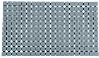 Neslystantis vonios kilimėlis Ridder Nevis, pilkas, 39x68cm, 6108007