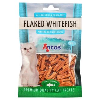 ANTOS Flaked Whitefish skanėstai katėms su žuvimi 50g (12), 20588P