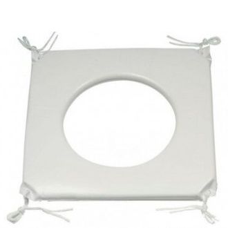 Minkštas pagrindas tualetinei kėdei, baltas, 14550