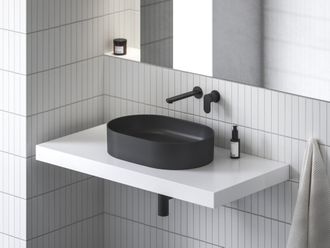 Potinkinis praustuvo maišytuvas su korpusu, Ravak CR II 019.20BL.O1, juodas, X070592