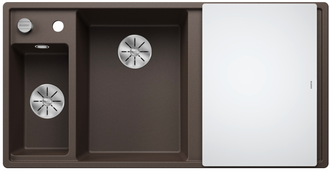 Silgranitinė plautuvė BLANCO AXIA III 6 S LI SILG PDUR Ruda Z.GL InFino M.AF