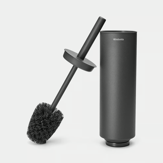 Tualeto šepetys ir laikiklis Brabantia Mindset, Mineral Infinite Grey 303821