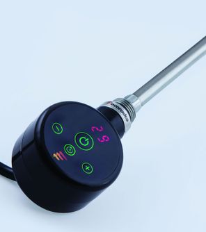 Kaitinimo elementas (tenas) Ecoradco SUN DIGITAL su ekranėliu, su laidu į rozetę 300 W, juodas