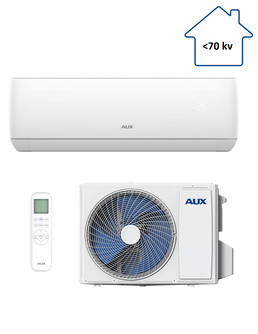 Šilumos siurblys AUX JA-Smart ASW- H24C5C4/JAR3DI 7,2/7,2kW