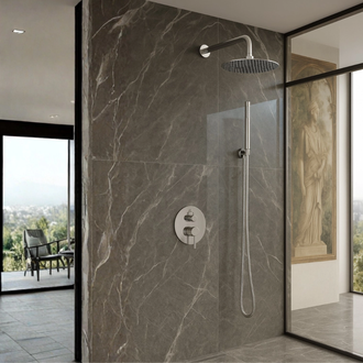 Potinkinė dušo sistema Balneo CASCADE - 2, nerūdijantis plienas, H0301020606