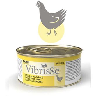 VIBRISSE konservai katėms vištiena sultinyje 70g 12vnt (24), A1018775
