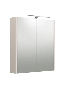 Veidrodinė spintelė su apšvietimu Raguvos Baldai Urban, LED, IP44, pilkas kašmyras, 60 cm, 2002306