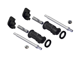 Pakabinamų Laufen unitazų ir bidė tvirtinimo komplektas, EasyFit 2.0, 205 mm