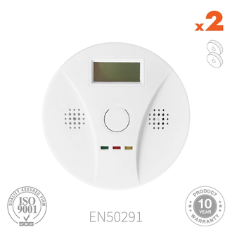 Anglies monoksido (smalkių) detektorius LP10-1, 3 metų (2 vnt.), 200777