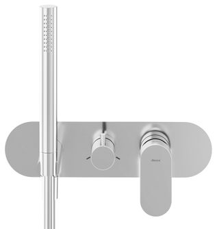 Ravak Eleganta Potinkinis maišytuvas be korpuso, 3 funkcijų, su dušo komplektu, Chrome X070216