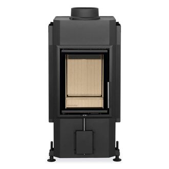 Plieninis židinio ugniakuras Romotop Dynamic DB2K01 35.. su galinėmis durelėmis, 6 kW, malkinis