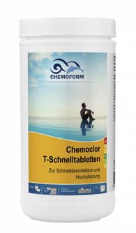 Greitai tirpstančios chloro tabletės Chemoform AG po 20 g, 1 kg, 504101