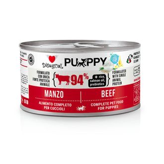 DISUGUAL Puppy konservas šuniukams su jautiena 150g (12), DSGV140