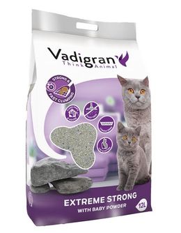 VADIGRAN kačių kraikas Clump Extreme Strong 12kg, 14013