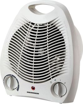 Elektrinis šildytuvas, termoventiliatorius 1000/2000W HFH-L2000WH HEINNER