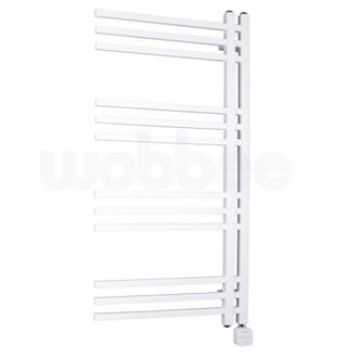 Elektrinis rankšluosčių džiovintuvas Wobbee Flint 50x100 cm, dešininis, baltas