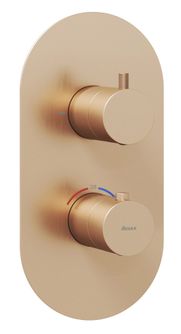 Ravak Espirit termostatinis potinkinis maišytuvas su jungikliu, skirtas montuoti su R-box , Rose Gold Brushed X070360