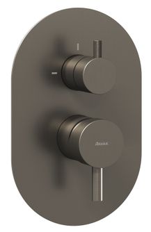 Ravak Espirit Potinkinis maišytuvas 2 funkcijų be korpuso, Graphite Brushed X070325