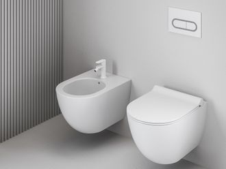 Ravak Eleganta Bidė maišytuvas 130 mm be dugno vožtuvo, White Velvet X070258