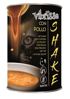 VIBRISSE Shake kokteilis katėms su vištiena 135g 12vnt, C1018668