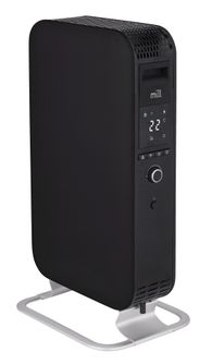 Tepalinis radiatorius Mill OIL1500WIFI3 Gentle Air, 1500 W | Tinka patalpoms iki 22 m² | Juodas, WIFI