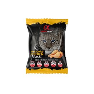 ALPHA SPIRIT SNACKS CAT skanukai katėms su vištiena 50g, A8004350