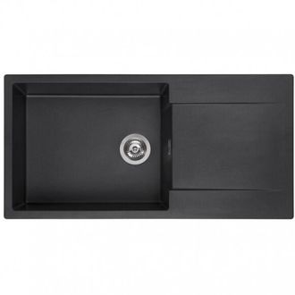 Granitinė plautuvė Reginox Amsterdam 540, 54x44 cm juoda R30806