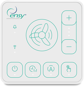 Rekuperatorius ENSY WAVE 700BV/1 vert. kair. p. 840 m³/h su Wi-Fi ir Bluetooth valdikliu